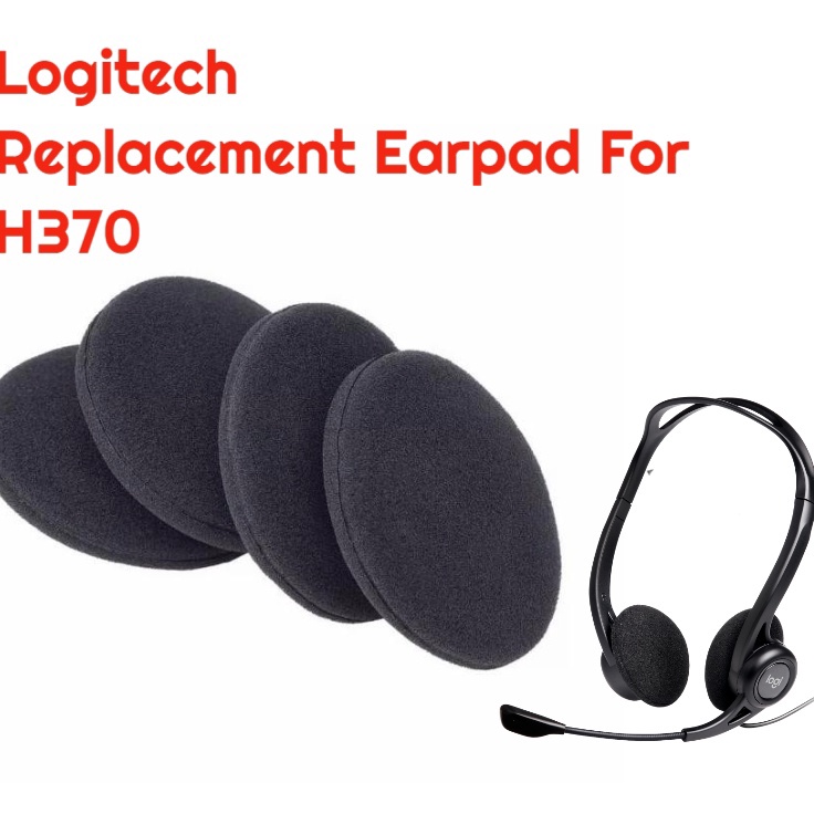 Model terbaru Busa Penganti Headset Logitech H370 Foam 370 Spon Earpad Headphone q Produk Terkini Bu