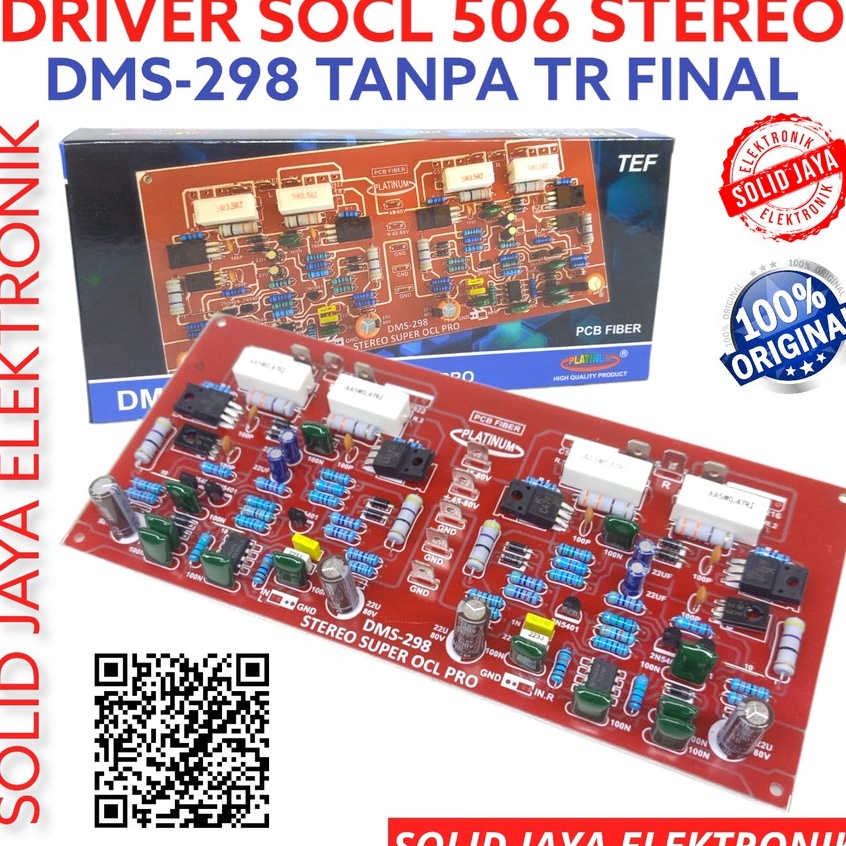 ⁎YcI KIT DRIVER POWER SUPER OCL SOCL 506 TEF PRO STEREO TEF POWER AMPLIFIER AMPLI SOCL-506 506 SOCL 