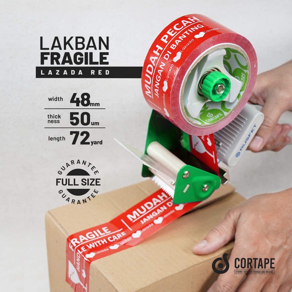 

UI9 LAKBAN BENING - I BENING - LAKBAN FRAGILE - LAKBAN FRAGILE MERAH SATUAN TERMURA JH2