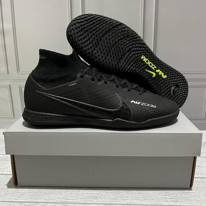 TERLARIS SEPATU FUTSAL NIKE ZOOM MERCURIAL SUPERFLY 9 ELITE BLACK