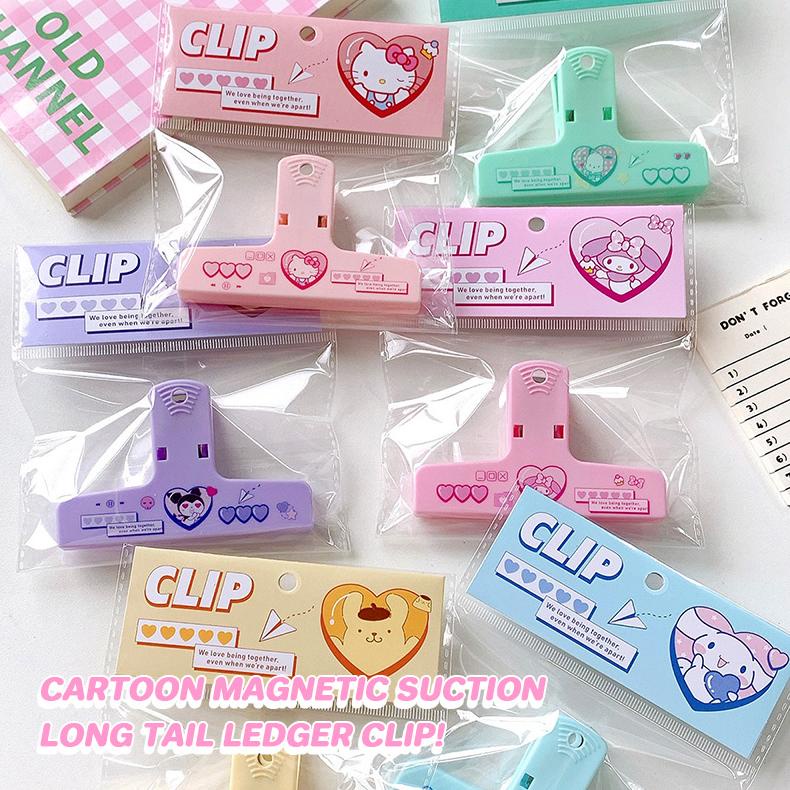 

Terbaik Cod Sanrio Mymelody Kuromi Cinnamoroll Klip Organizer Multifungsi Motif Hewan Lucu Untuk Stationery Anak / Klip Holder Kertas / Catatan / Dokumen Multifungsi Motif Kartun Dengan Suction Magnetik