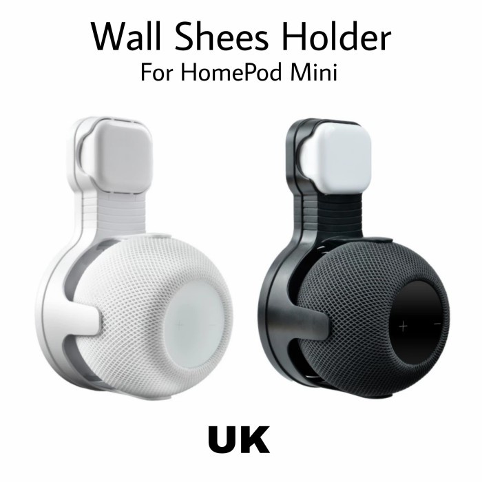 Wall MOUNT Shees Holder For HomePod Mini HK Spec