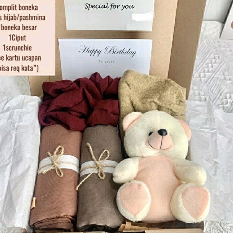 

TVLB2893 Ready Stok [MOLE] Hampers Hijab limited edition Kado Gift Box Hadiah Jilbab Kerudung Bella Square Segi Empat Segiempat ULANG TAHUN VALENTINE ANNIVERSARY WEDDING BIRTHDAY GRADUATION LEBARAN WISUDA PERNIKAHAN PACAR RAMADHAN