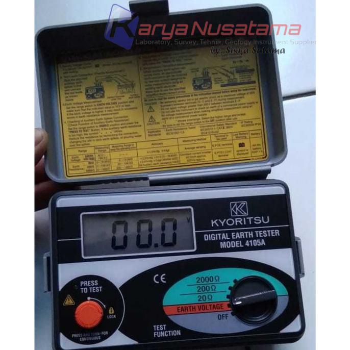 Kyoritsu 4105a Digital Earth Tester