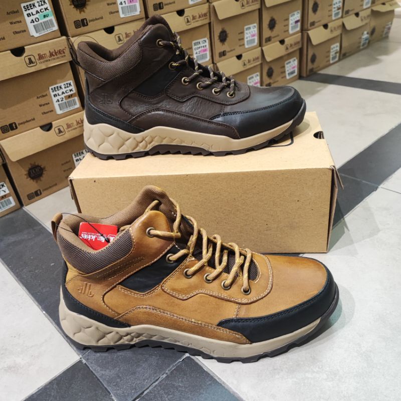Sepatu Kulit  Boots Jim joker Pria Town
