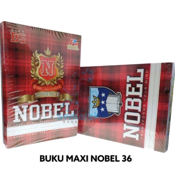 

ツ|LarisBuku Tulis NOBEL 36 lembar / 1pack ( 10pcs ) Buku Tulis NOBEL 36 lembar✧