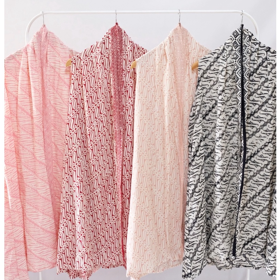 Terbaik.. ATASAN BATIK WANITA Outer Batik Lengan Buntung Outer Tanpa Lengan BATIK MODERN WANITA OUTE