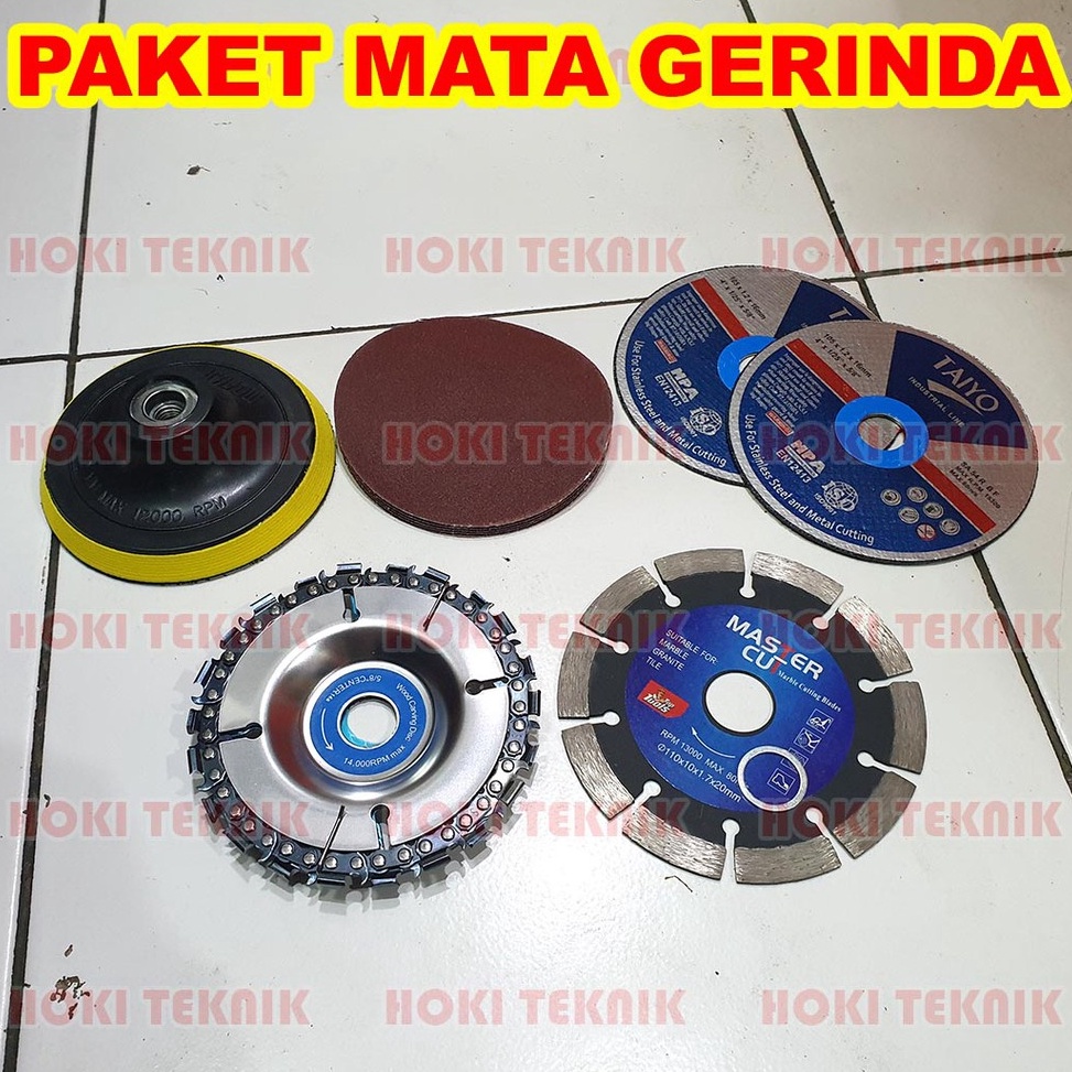 ➭ZYi Paket Mata Gerinda Potong Keramik Besi Ukir Kayu Amplas ❊ ❊ ｀