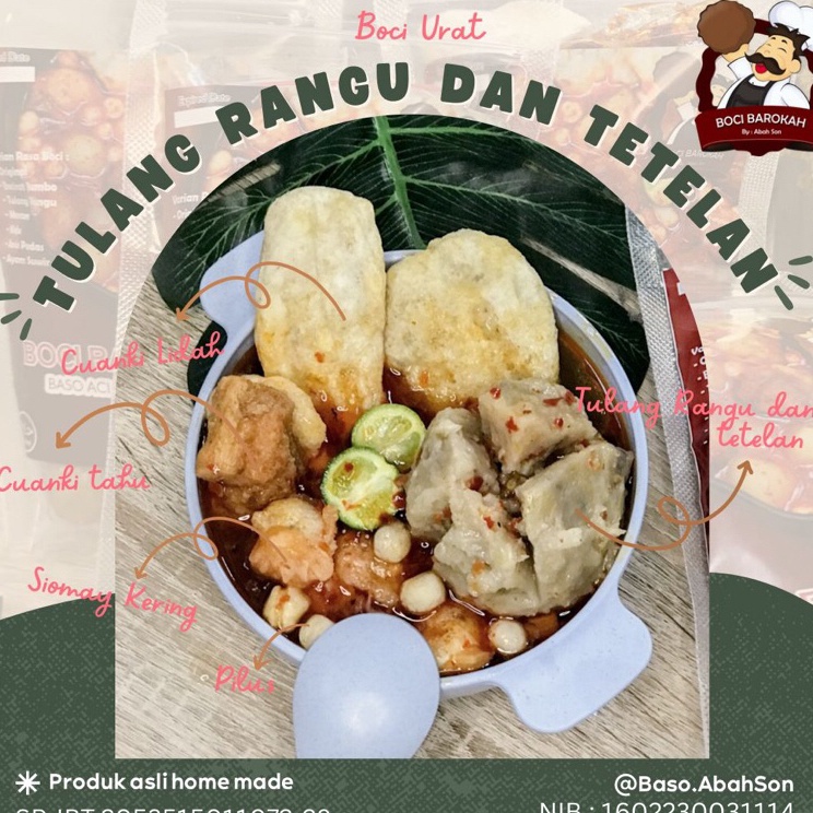 

JZBW4813 [KODE 77] Boci Sapi Abah Son || BOCI SAPI TETELAN DAN TULANG RANGU (COD✅) || MAKANAN INSTAN MURAH ENAK DAN HALAL