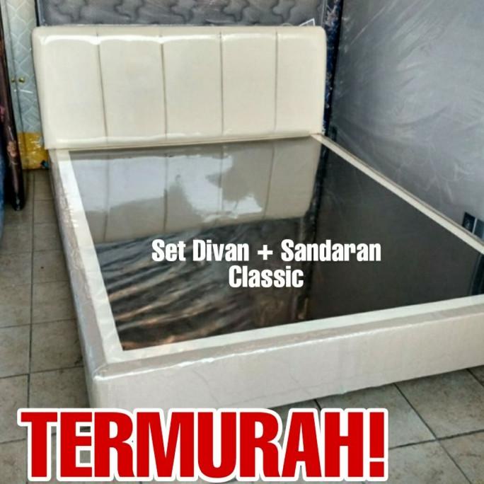Promo Set Divan Sandaran 100X200 / Dipan Kasur 100X200 Bestq