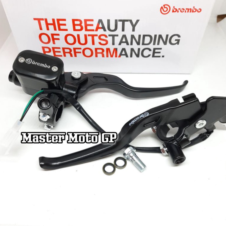 ♫Aod Master Rem tabung E3 12.7MM Master rem tabung kanan handle kiri kopling dan rem master rem tabu