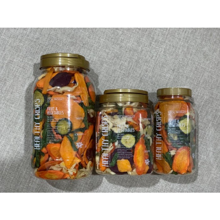 

Healthy Crisps - 1000Ml (250-330Gr) - Keripik Sayur