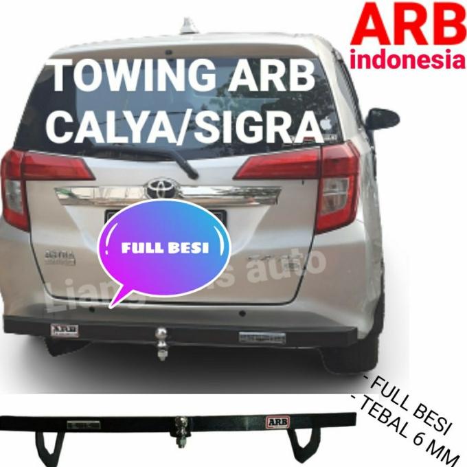 TOWING BAR ARB PENGAMAN BELAKANG FULL BESI CALYA-SIGRA