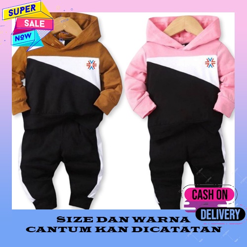 Jaket Zipper Anak Cowok Anak Cewek Jaket Resleting Kids Laki-Laki Perempuan 3-11 tahun E7E9 Mexsen S