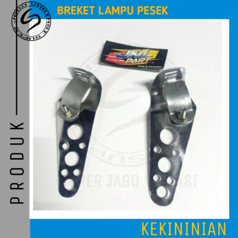 Breket Dudukan Lampu Pesek Tiger Vixion MegaPro Verza CB Scorpio Universal Motor Lainnya