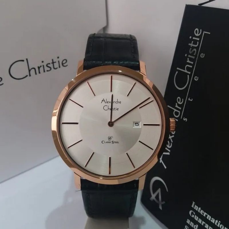 jam tangan pria Alexandre Christie 8599 mdbrgsl