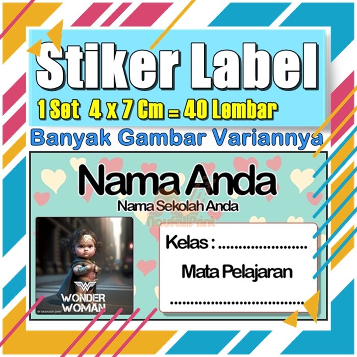 

Stiker Label Nama Buku Pelajaran Anak Karakter Hewan Lucu Cute Murah Sticker Kecil Banyak 20 Lembar Anime Vol-158