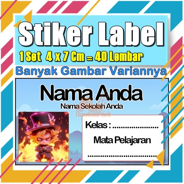 

Stiker Label Nama Buku Pelajaran Anak Karakter Hewan Lucu Cute Murah Sticker Kecil Banyak 20 Lembar Anime Vol-452