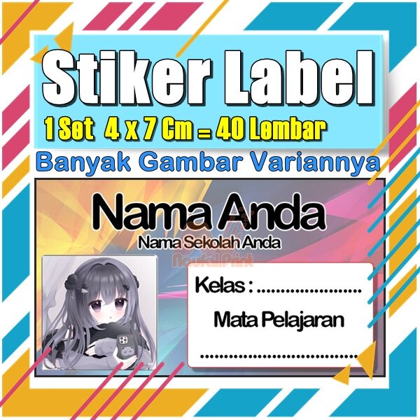 

Stiker Label Nama Buku Pelajaran Anak Karakter Hewan Lucu Cute Murah Sticker Kecil Banyak 20 Lembar Anime Vol-509