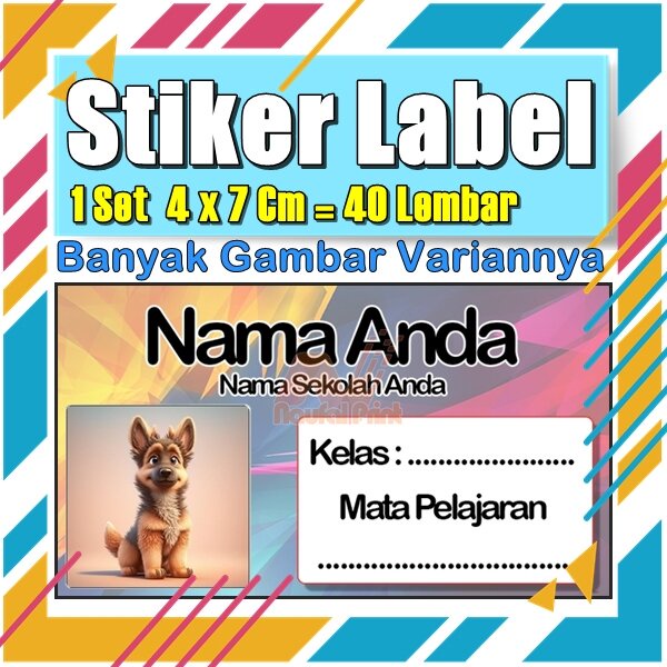 

Stiker Label Nama Buku Pelajaran Anak Karakter Hewan Lucu Cute Murah Sticker Kecil Banyak 20 Lembar Anime Vol-515