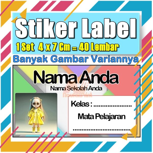 

Stiker Label Nama Buku Pelajaran Anak Karakter Hewan Lucu Cute Murah Sticker Kecil Banyak 20 Lembar Anime Vol-523