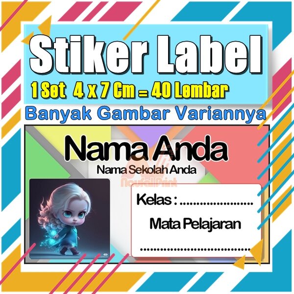 

Stiker Label Nama Buku Pelajaran Anak Karakter Hewan Lucu Cute Murah Sticker Kecil Banyak 20 Lembar Anime Vol-532