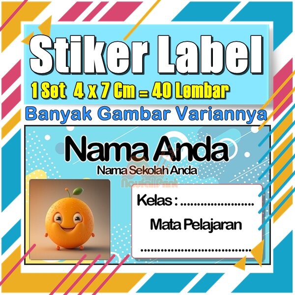 

Stiker Label Nama Buku Pelajaran Anak Karakter Hewan Lucu Cute Murah Sticker Kecil Banyak 20 Lembar Anime Vol-559