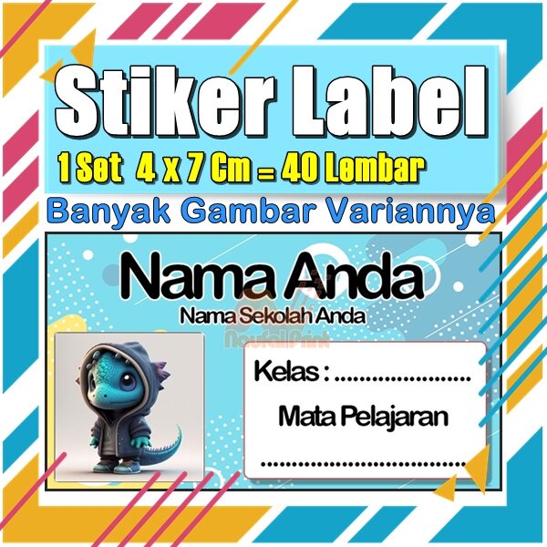 

Stiker Label Nama Buku Pelajaran Anak Karakter Hewan Lucu Cute Murah Sticker Kecil Banyak 20 Lembar Anime Vol-576