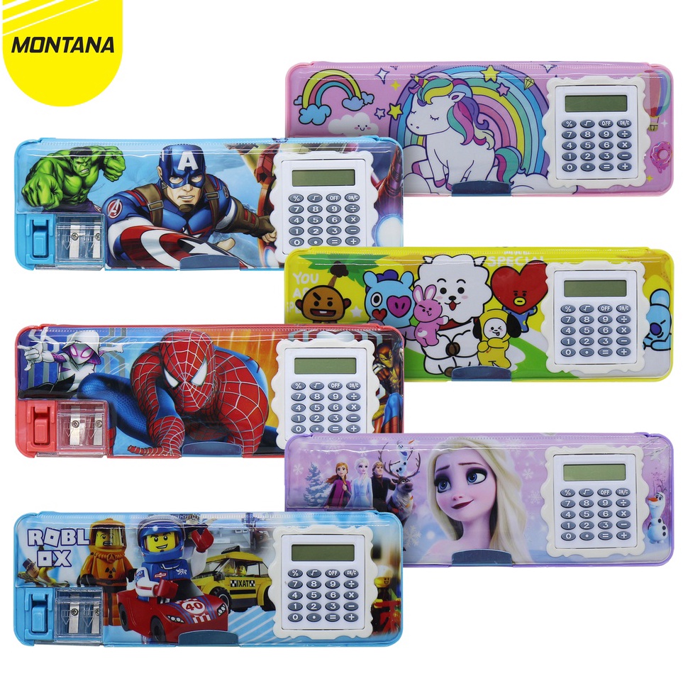 

Seller➠ MONTANA Kotak Pensil / Study Set / Tempat Pensil Calculator Penco 102-1 I61 ➜
