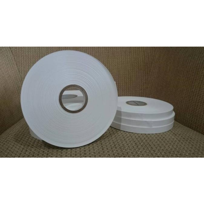 

8.8 Pita Laundry Kain Kertas (Tafeta) 1/2 Inch (13Mm) Utk Tag Gun