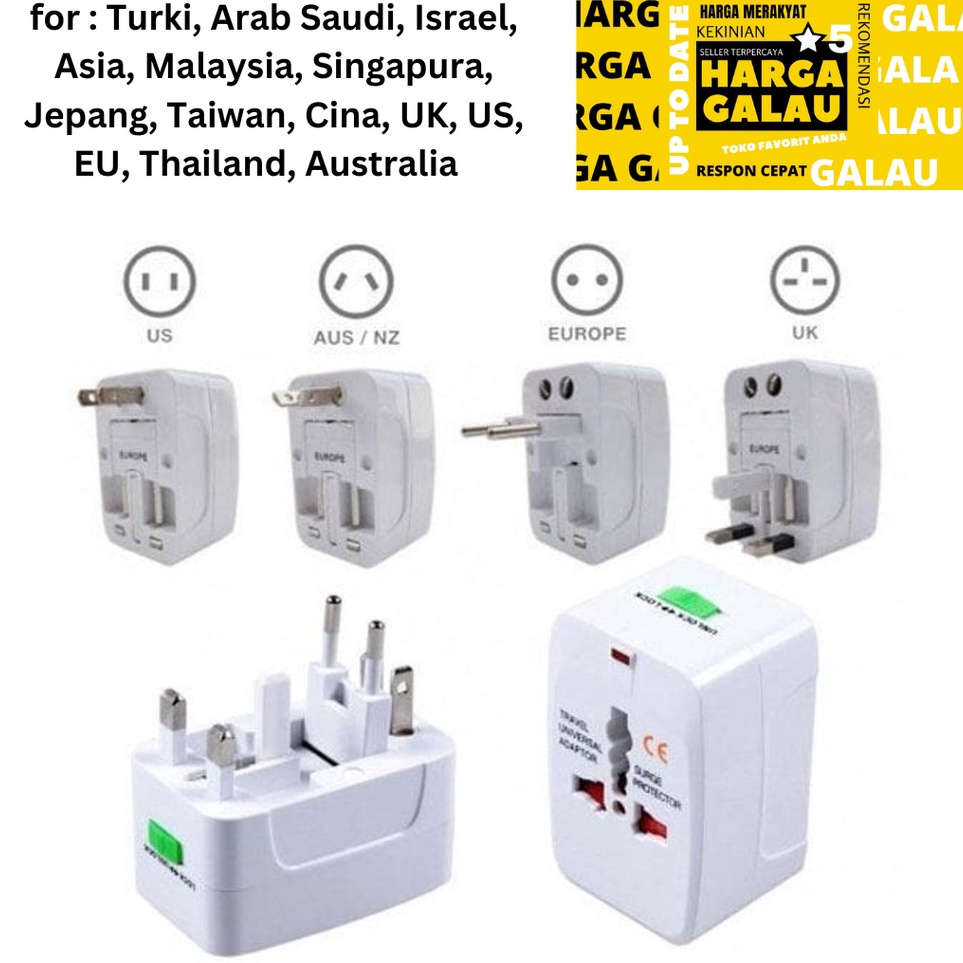 ↑❂❉ Sambungan Listrik Australia New Zealand Argentina Myanmar China Turki Arab Saudi Malaysia Thaila