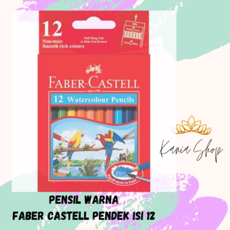 

Pensil Warna Faber Castell Pendek Isi 12