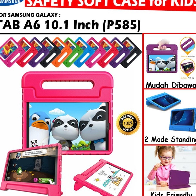 ー iU Samsung Galaxy Tab A 2016 A6 10.1 S Pen SM P585Y Kids Case Casing Cover Sarung Kesing Anak Aman