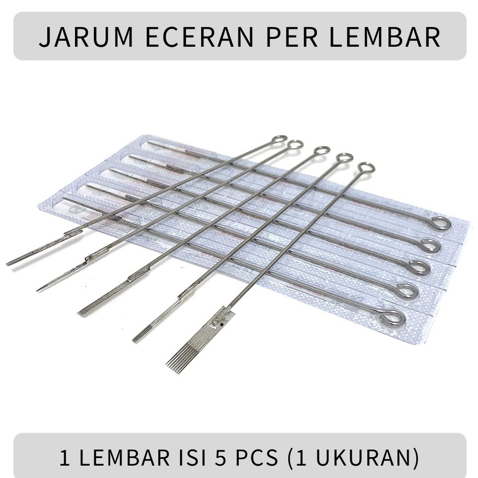 BRQD9946 Terbaru Jarum Tato Tattoo Needle Eceran Lembaran Steril Mesin Tato Koil Tattoo Permanen