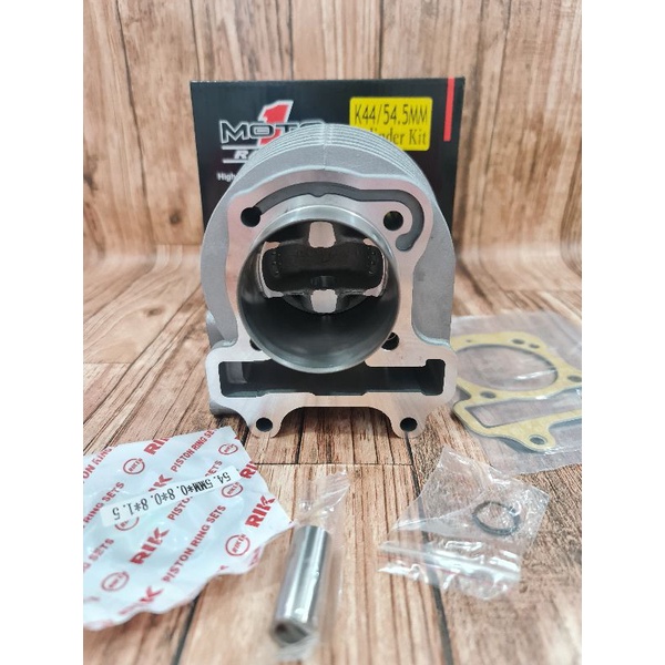 blok seher moto1 honda beat pop beat esp beat fi stater halus set piston dan paking 54.5 mm