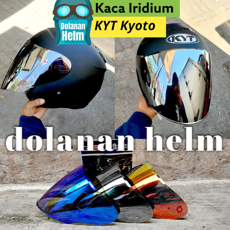 Kaca Helm Iridium PNP KYT KYOTO | Visor KYT KYOTO