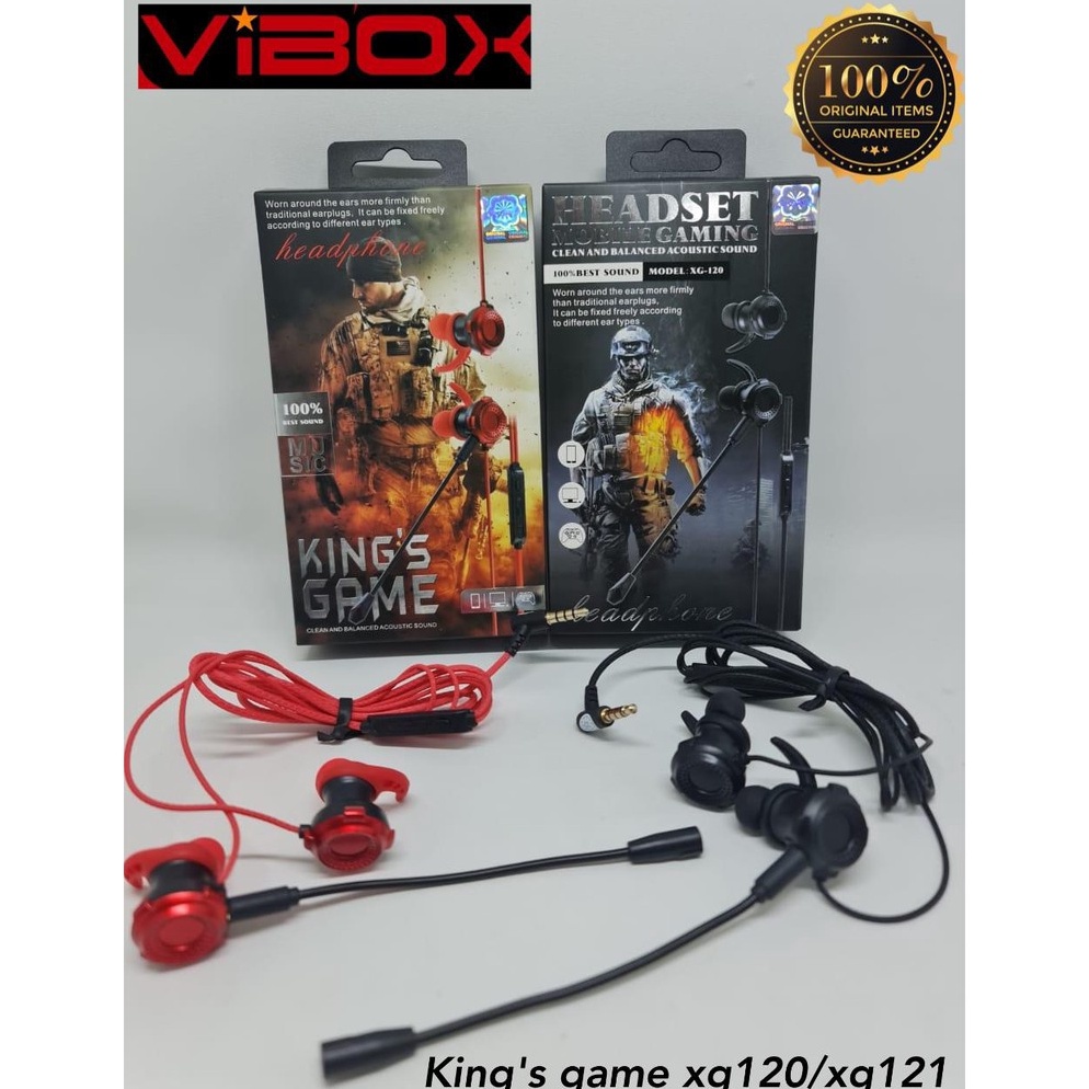 TREND TERBARU new~Handsfree Headseat Earphone MOBILLE GAMING In Ear XG120 XG121 XG122 GM007 GM008 Wi