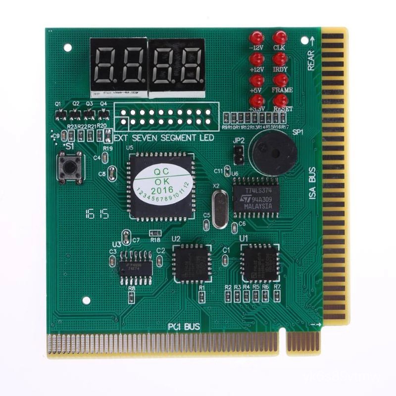 ✅&New 4 Digit LCD Display PC Analyzer Diagnostic Post Card Motherboard Tester with LED Indicator for