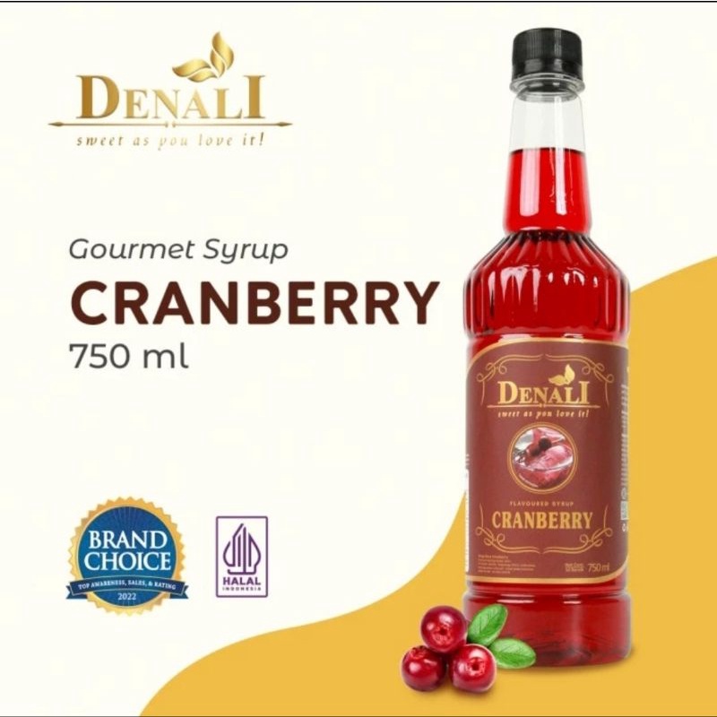 

Denali cranberry syrup