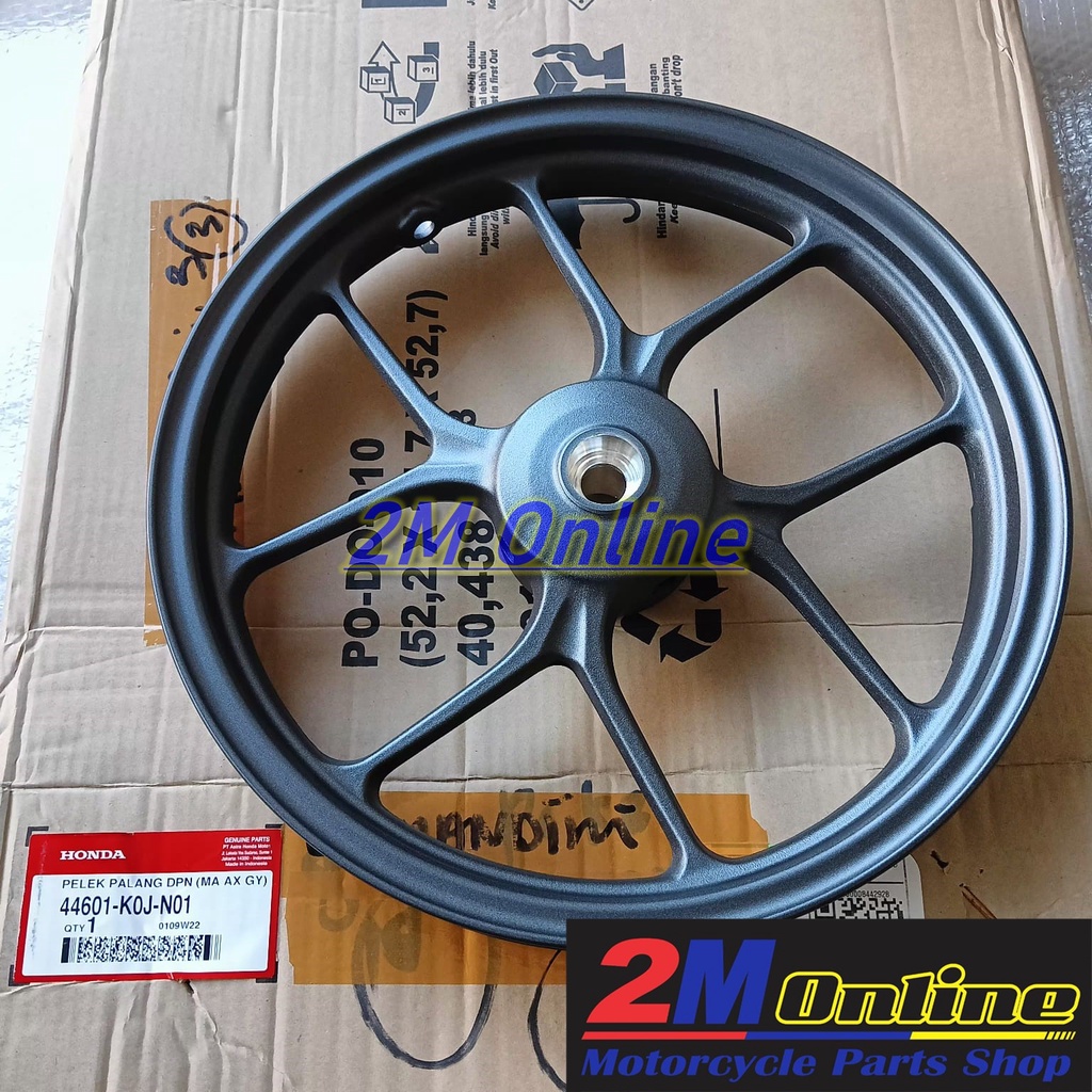 44601K0JN01 Velg CW Genio Depan Hitam Ori AHM