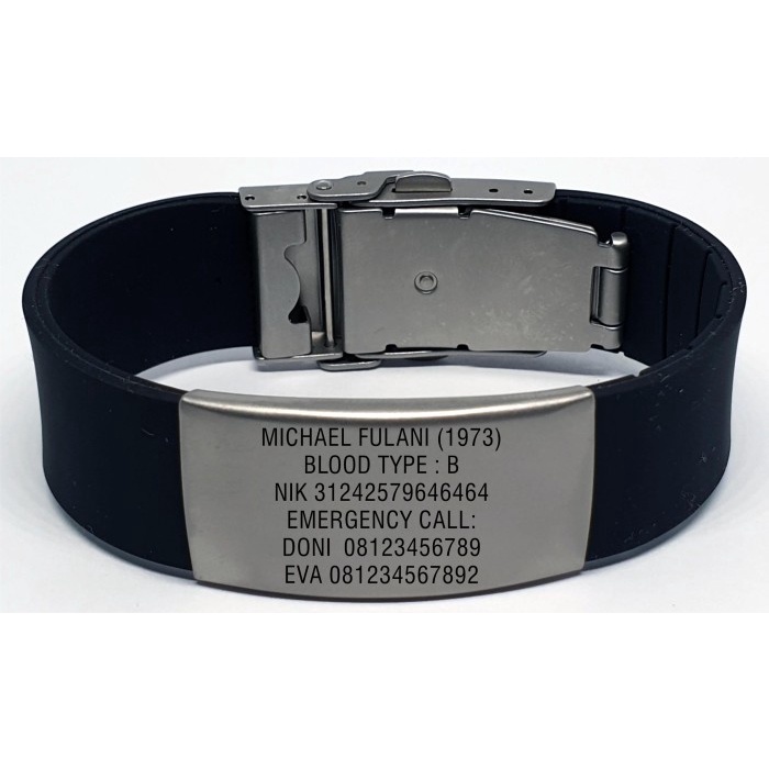 Ready Gelang IdentitasId SportGelng KecemasanGelang Lansia/Pikun