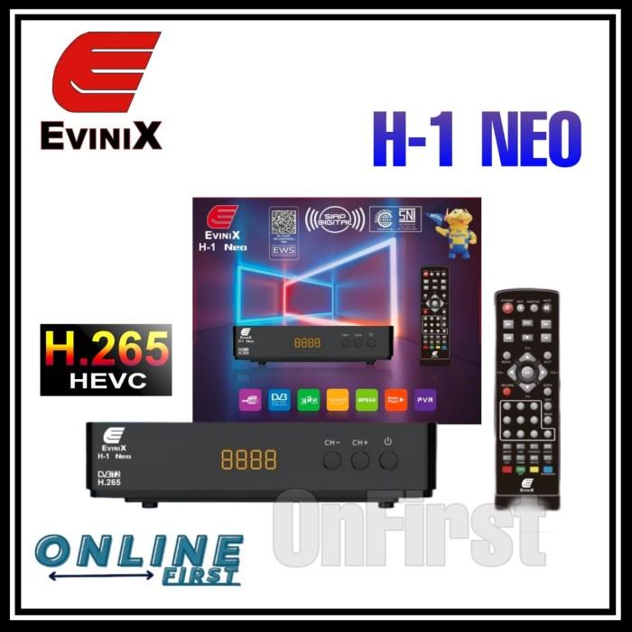 SET TOP BOX TV DIGITAL DVB T2 EVINIX H-1 NEO FREE KABEL HDMI