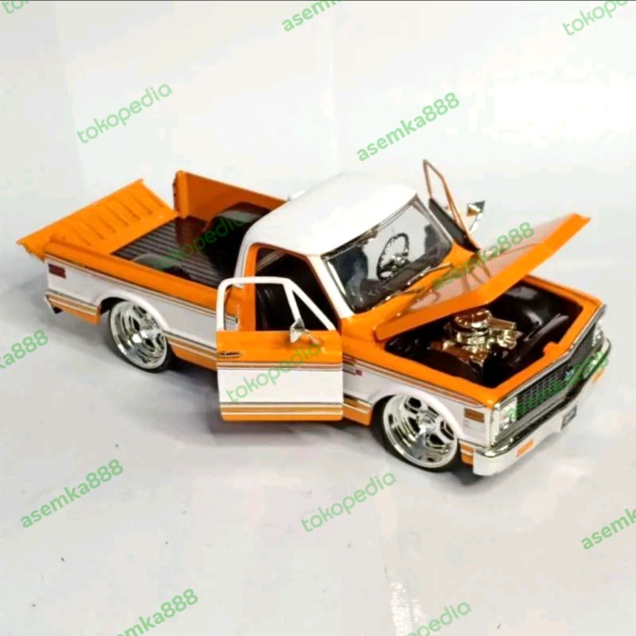 DISKON SPESIAL JADA 1/24 DIECAST BTM 1972 CHEVY CHEYENNE PICKUP TERLARIS
