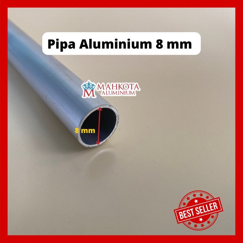 JO1 PIPA ALUMINIUM 8 MM S8U