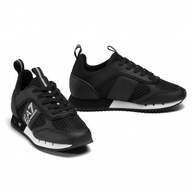 Sneakers Pria Armani Emporio Ea7 Trainers Black Original Authentic Twostore222