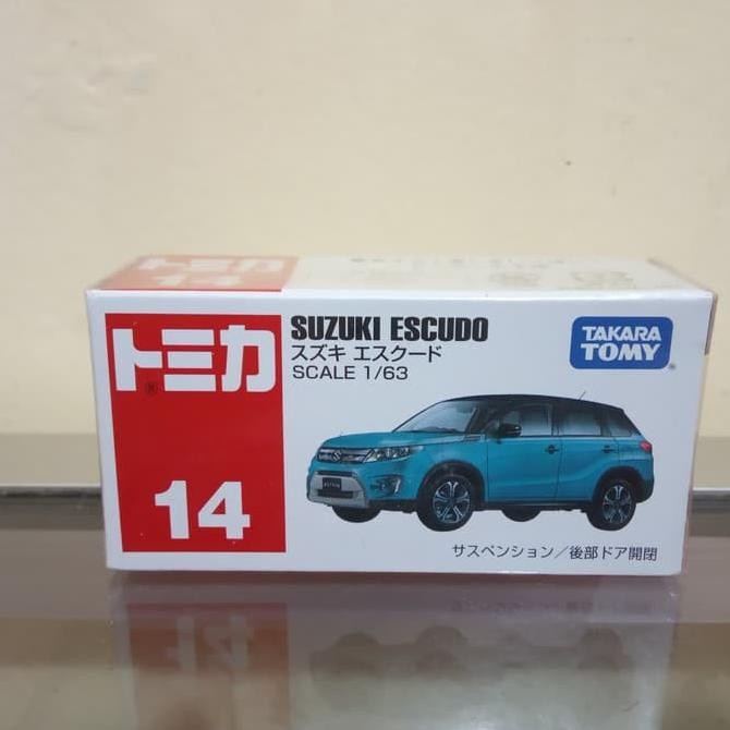DISKON SPESIAL TERLARIS DIECAST SUZUKI ESCUDO TOMICA REGULER NO 14 MINIATUR MOBIL TERMURAH