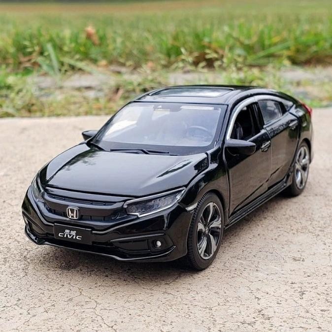 MUST HAVE HOBI MAINAN DIECAST MOBIL 1:32 HONDA CIVIC TURBO JK MINIATUR MAINAN TERLARIS