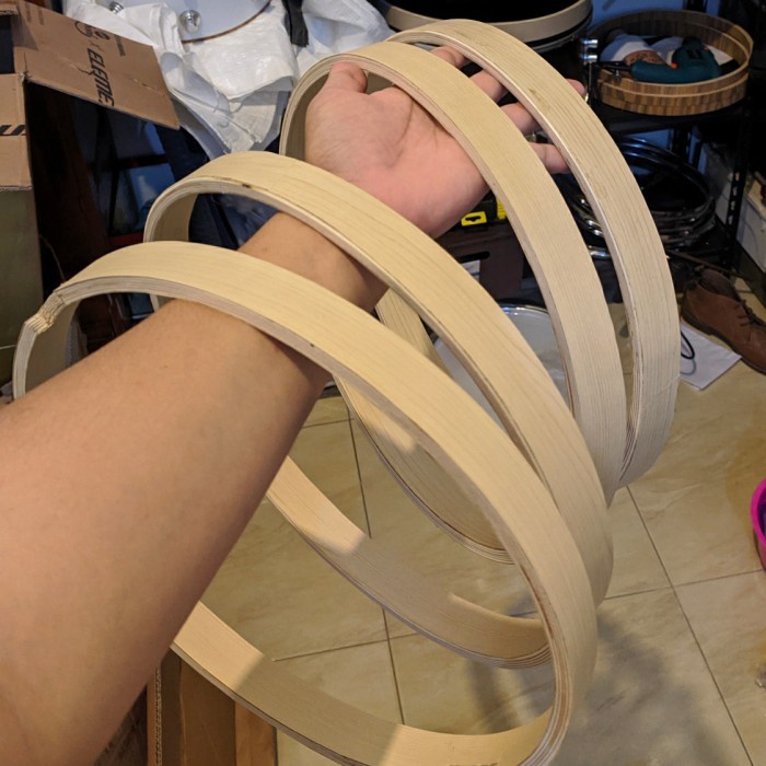 Best Seller Sale Terbaru  Woodhoop Ring Kayu Bass Drum 14" - 16" Wood Hoop