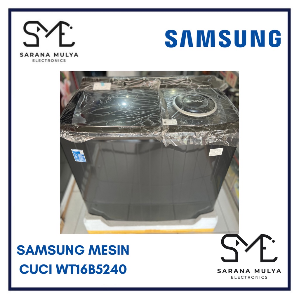 SAMSUNG MESINC CUCI 2 TABUNG WT16B5240 - 16KG MESIN CUCI 2 TABUNG