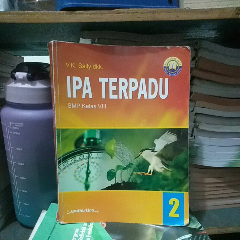 buku bekas IPA terpadu untuk SMP kelas 8 penerbit Yudhistira